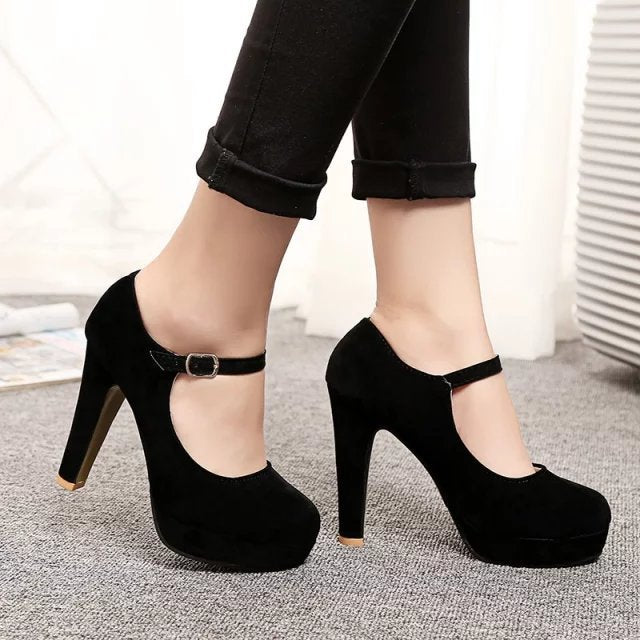 2020 Summer New Women's Waterproof High Heel Shoes