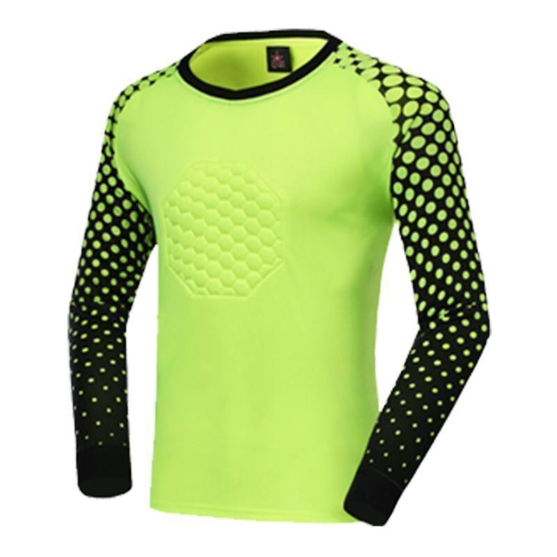 Adult Football Goalkeeper Jersey Set with Sponge Padding